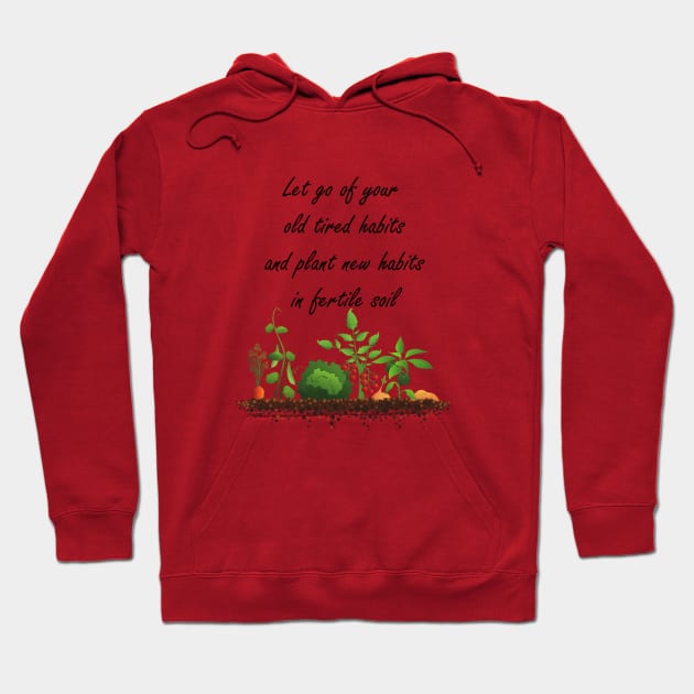 gardening Hoodie by ART&LINES